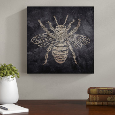 « abeille », impression sur toile