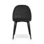 49cm H Velvet Upholstered Upholstered Back Side Chair-959734793