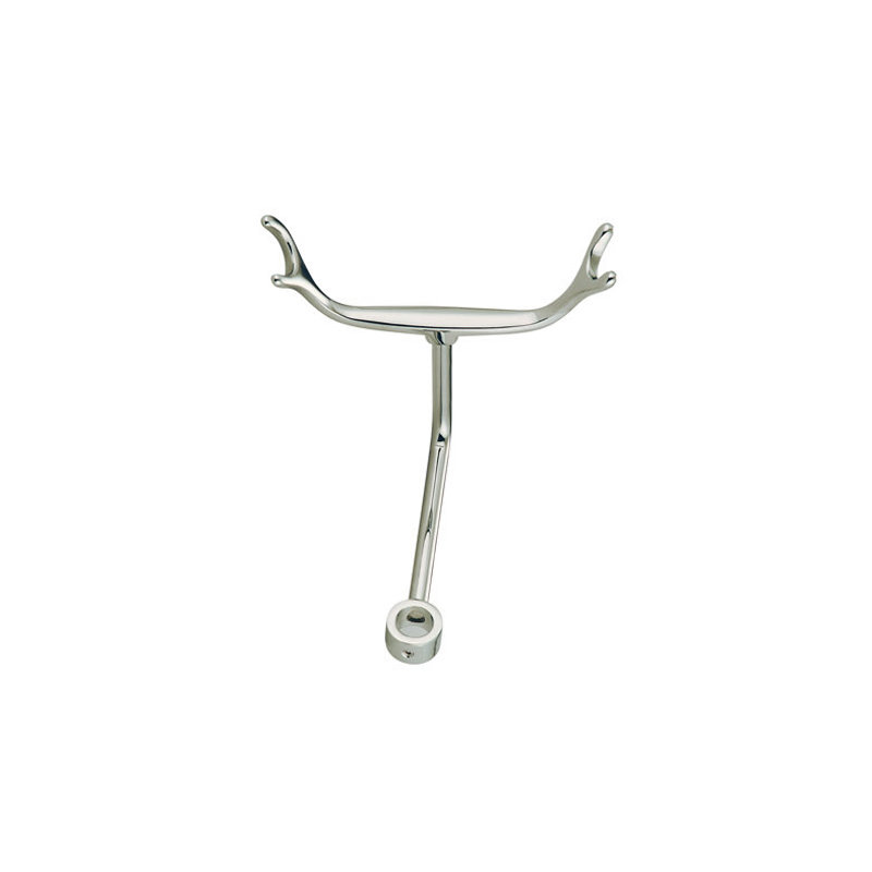 Hot Springs Shower Pole Holder, Satin Nickel