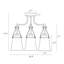 Strasburg 3-Light Seeded Glass Semi Flush Mount
