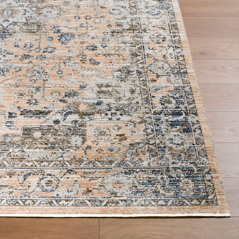 Tapis extérieur tissé à la machine Galey Alix X Livabliss Breckley, Gris, Rectangle 5 pi 3 po x 7 pi 1 po
