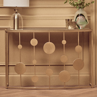 Dariel 120cm Glass Top Console Table