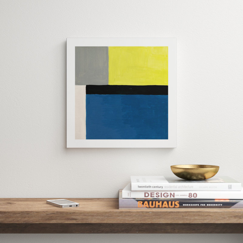 " Boxed Type " Painting Print, 16" H x 16" W
