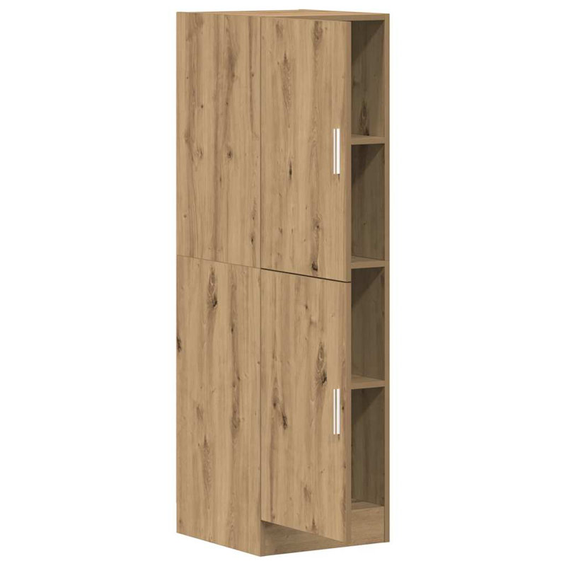 Kitchen Cabinet 38X41.5X131.5 Cm Engineered Wood, Artisan Oak