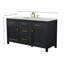 Meuble-lavabo simple 60 po avec plateau en pierre Marquist-651040560
