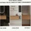 30-inch Bathroom Cabinet with Drawer, Floating Installation Design (Only for Washlet, Without Sink)