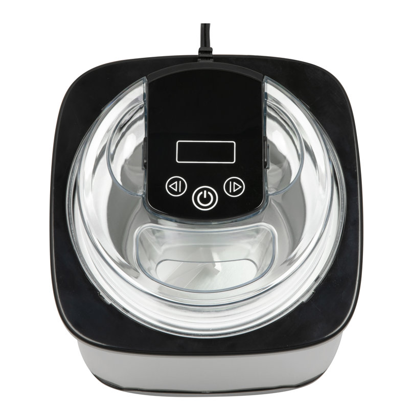 Nostalgia 2-Quart Stainless Steel Digital Ice Cream Maker