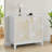 Hartt 31.5" Leaf-Carved MDF Sideboard with Double Doors & Adjustable Shelves