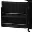 Îlot de cuisine extérieur 53,3 po avec tablette surélevée - Armoire de rangement en bois massif, plateau en acier inoxydable avec chariot réglable-164320678