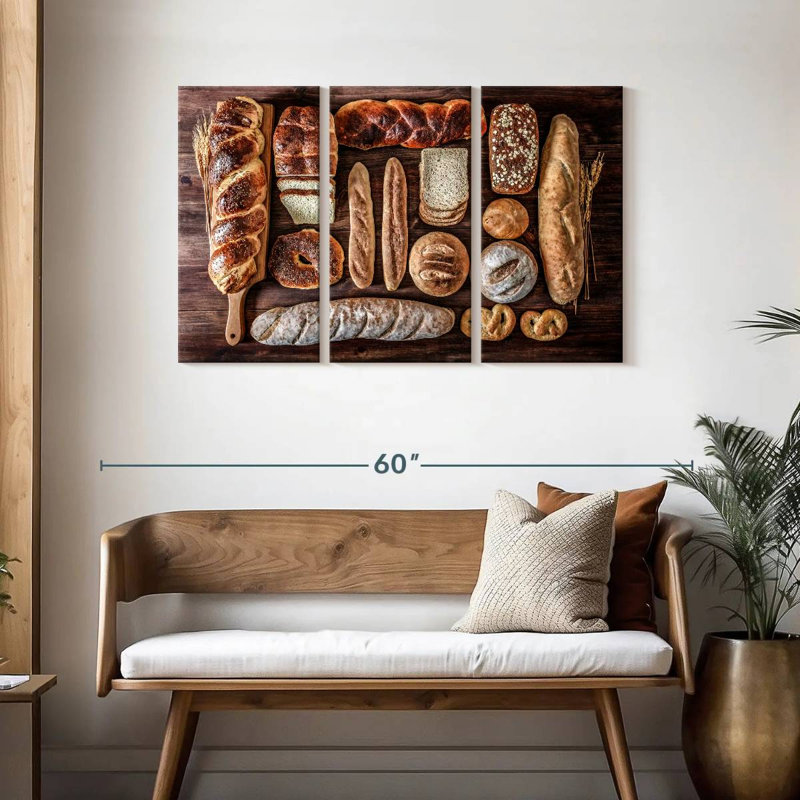 Yarlin Baked Breads For Breakfast, 28" H x 45" W