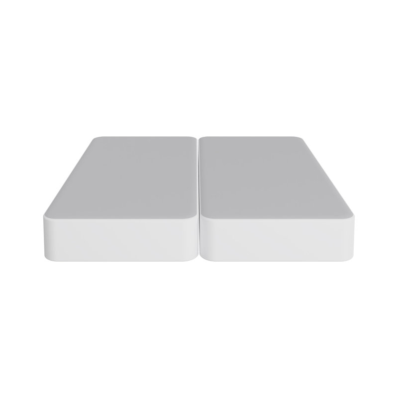Split Wooden Box Spring / foundation for Mattress Support, Fully Assembled, Queen, Standard Profile (8")