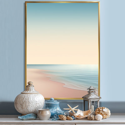 Océan «Whisper Blue Beach Harmony» sur impression sur toile