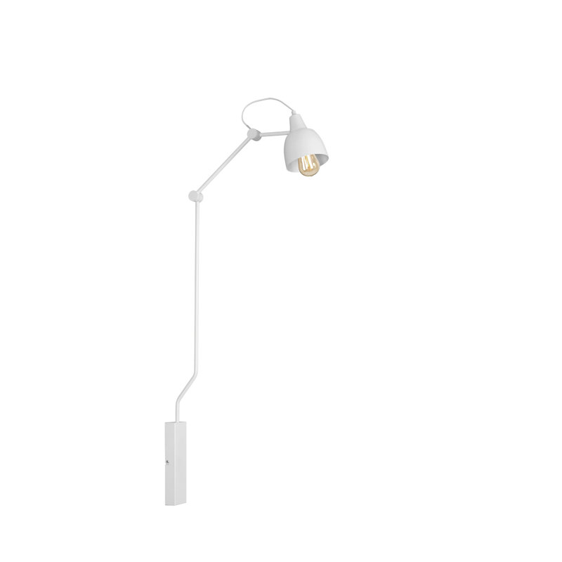 Imler Swing Arm Sconce, White