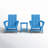 POLYWOOD x Sol 72 Jamarion 3-Piece Adirondack Set-290879316