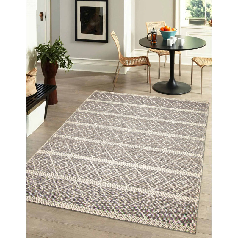 Tapis taupe Sienna 6 pi x 8 pi 9 po