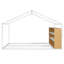 Structure de lit en métal avec tablettes et lumières Castra-1532668980-1532668982
