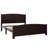 Queen Size Platform Bed, Solid Wood Platform Bed with Support Slats and Strong Structure, No Box Spring Needed, Espresso-1971586754-1971586755