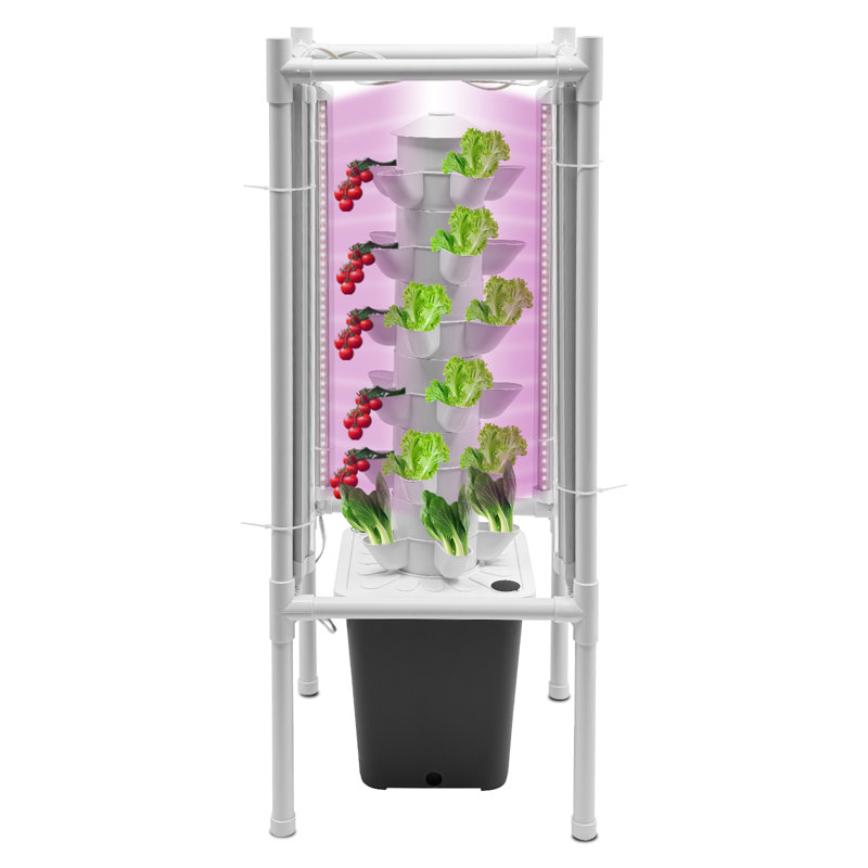 Ensemble de culture vertical Hydroponics, Gris