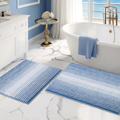 Soft Shaggy Absorbent Non-Slip Bath Mat