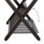 Porte-bagages pliant en bambou avec rangement-65914882