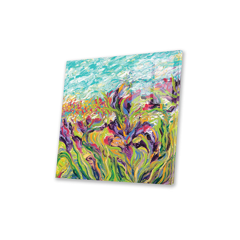 Iris I sur plastique / acrylique par Iris Scott, peinture