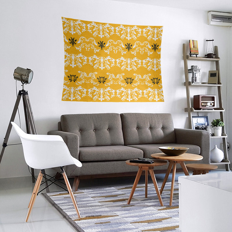Tapisserie en microfibre de football Pittsburgh, H 27,5 po x l 37,5 po, Jaune/blanc/noir