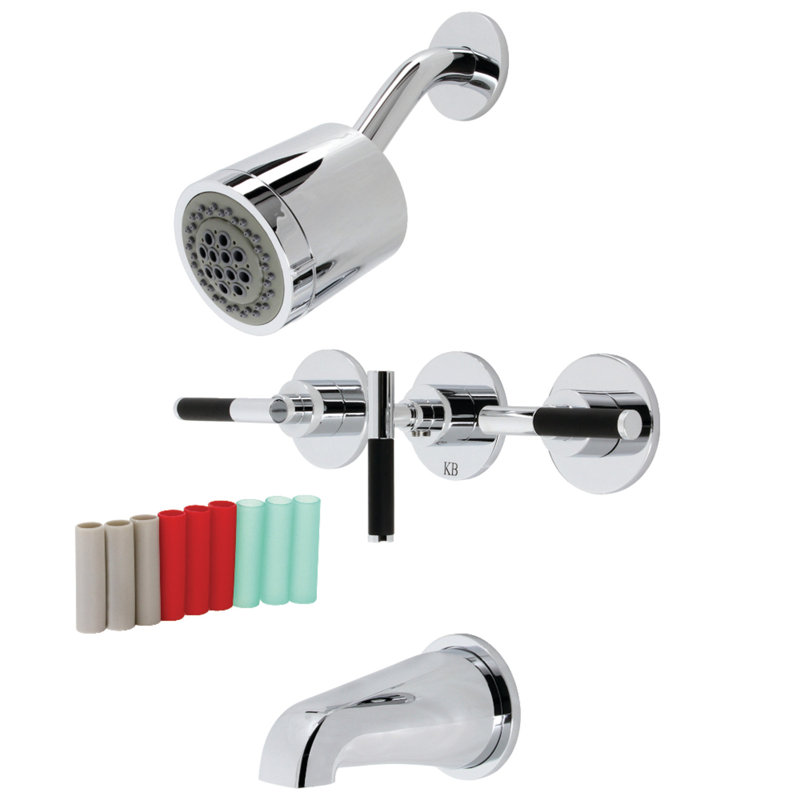 Robinet de baignoire et douche Kaiser, Chrome poli