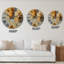 Horloge murale moderne de luxe avec art abstrait I-401316578-350664227