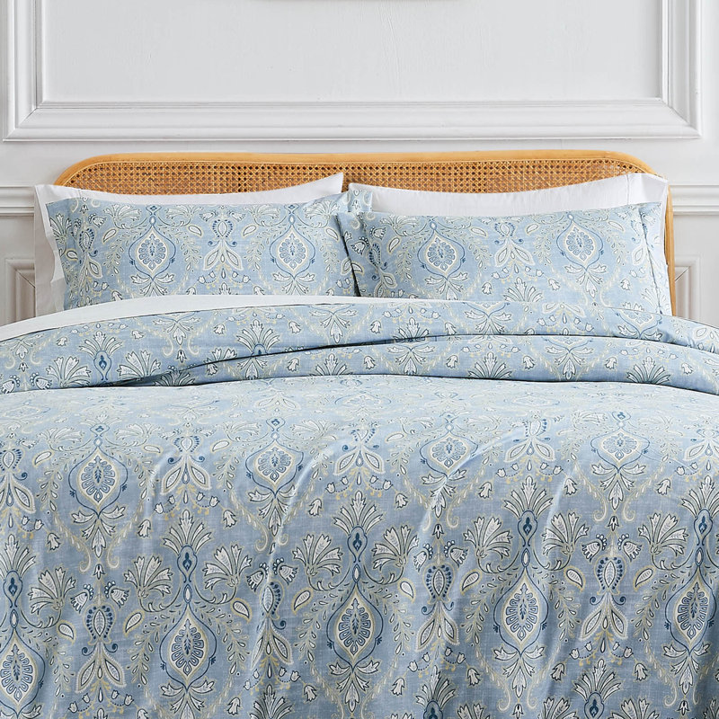 Down Alternative filling Oversized Reversible Comforter Set with matching shams, Queen Comforter + 2 Standard Shams