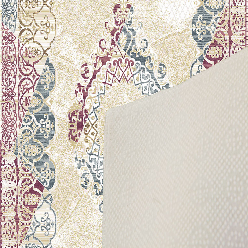 Luxurious Woven Area Rug, 5.9 x 9.2 ft, 100% Polyester, Antibacterial | Non-Slip PVC Felt Dot Underside, 0.3 in Pile Height | Machine Washable, 3D Digital Print, Perfect for Living Room & Bedroom Décor