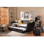 Lit de jour simple en bois massif avec lit gigogne Stoutsville-1250580118