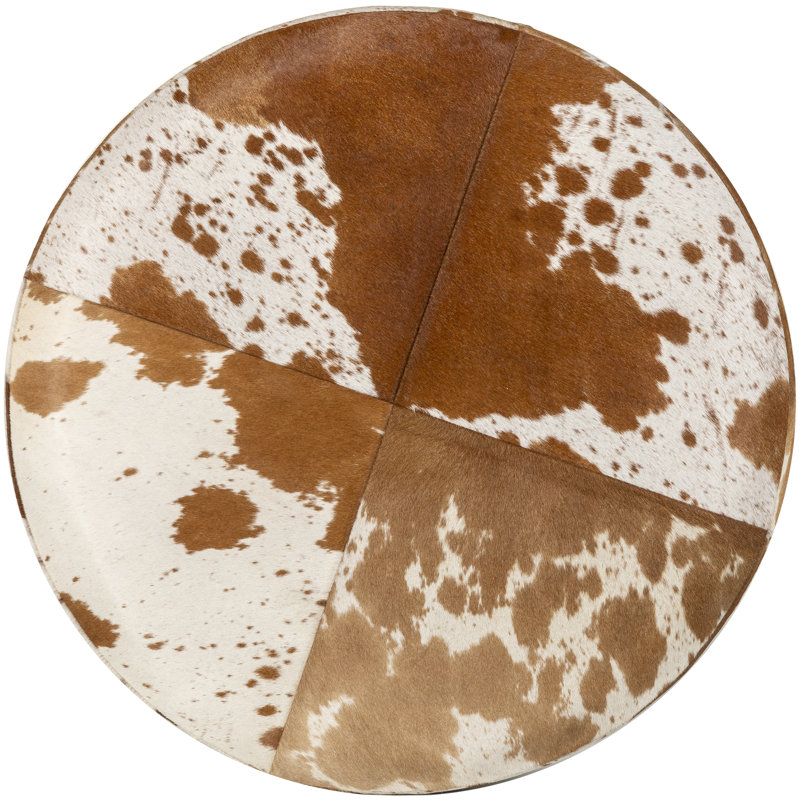 Cattima Hair on Hide Ottoman