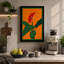 Crimson Bloom Rise Botanical - Wrapped Canvas-8048003-8048012