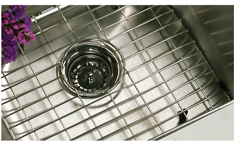 Houzer Glowtone Topmount Large 17" Single Bowl Bar/Prep Sink, 3-Hole, 22 Gauge Stainless Steel