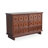 Dark-brown Solid + Manufactured Wood Accent Cabinet