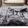 Tapis abstrait gris / noir Willmar