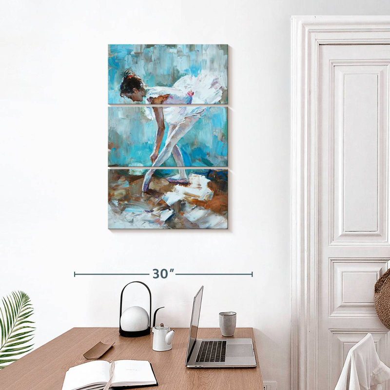 Enn Ballet Dancer Stretch, 32" H x 20" W