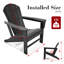 Chaise Adirondack en plastique-67075796