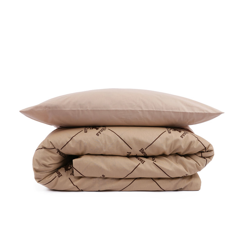 Striped Duvet Cover Set with Pillowcases Included, Double - 2 Pillowcases (50 x 80 cm)
