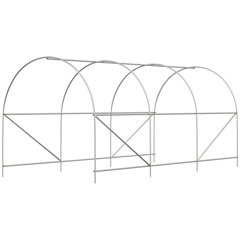 Serres récréatives, Blanc, 78,75''H x 175,25''L x 78,75''P