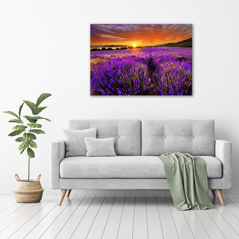 Lavender Field - Wrapped Canvas Print