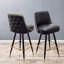 Tabouret de bar pivotant capitonné-117321646