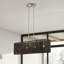 Grand lustre linéaire en laiton antique 4 lumières Acordia-1023162010-1023162011