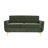 66" Upholstered Chenille Loveseat Square Sofa Couch-1835513770