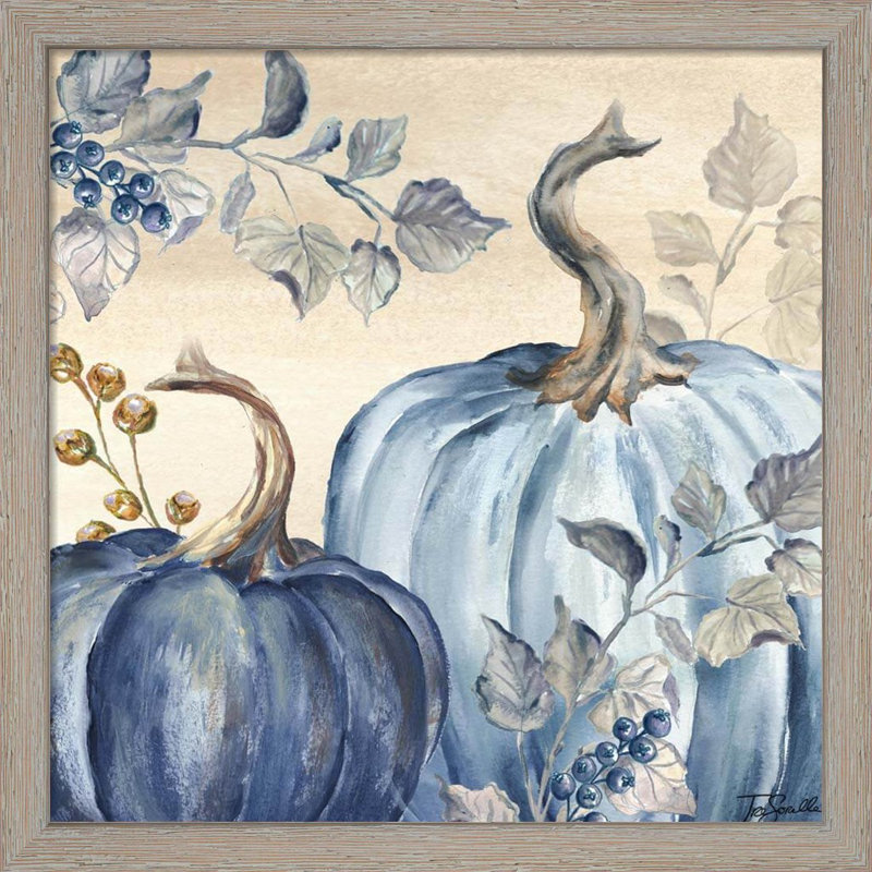 Pumpkin Blues par Tre Sorelle Studios - Ensemble de 2 cadres photo