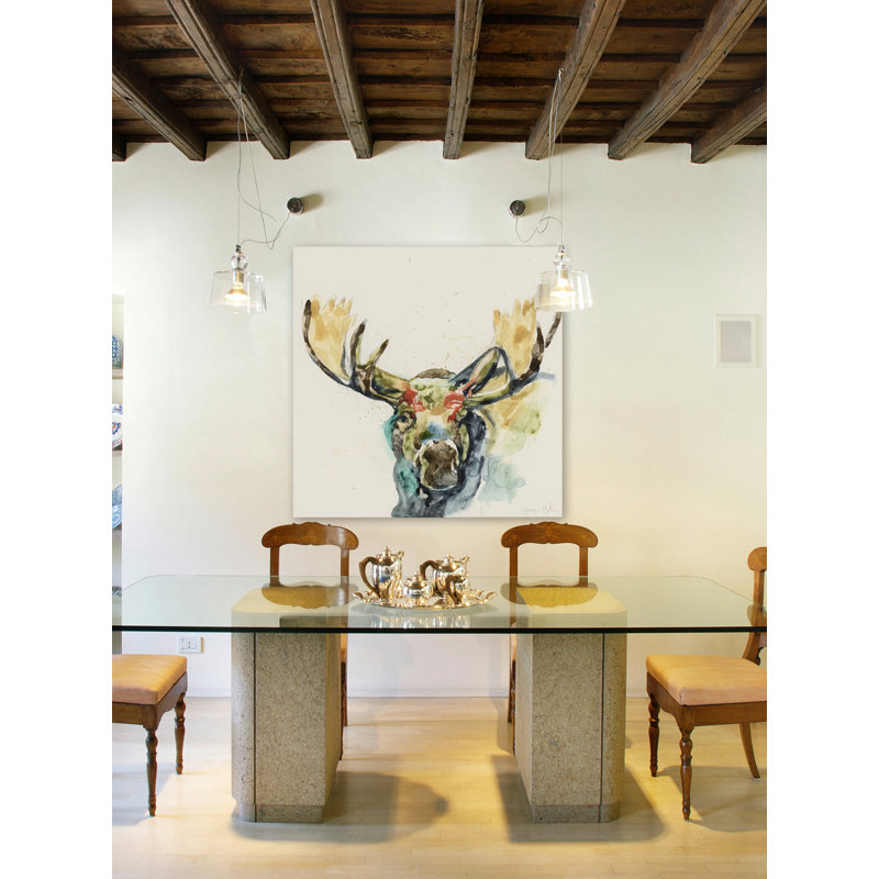 Hi Fi Wildlife I - Wrapped Canvas Print, 46 cm H x 46 cm W x 4 cm D