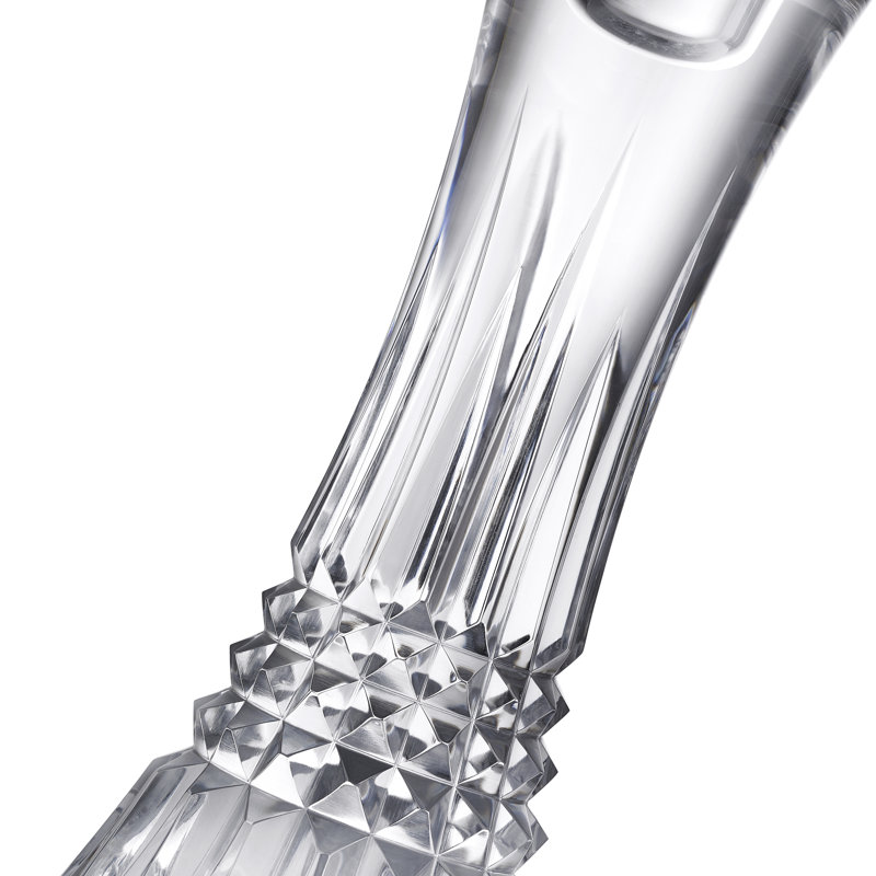 Lismore Diamond Candlestick, 7" H x 3.3" W x 3.3" D