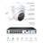 16CH 4K POE NVR security camera system with 4TB HDD, 8MP Outdoor Spotlight POE Cameras, 2-way Talk