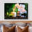 Relaxing Zen Candle White Orchid Massage Stone Bamboo Forest Nature Yoga On Canvas Print-90816643