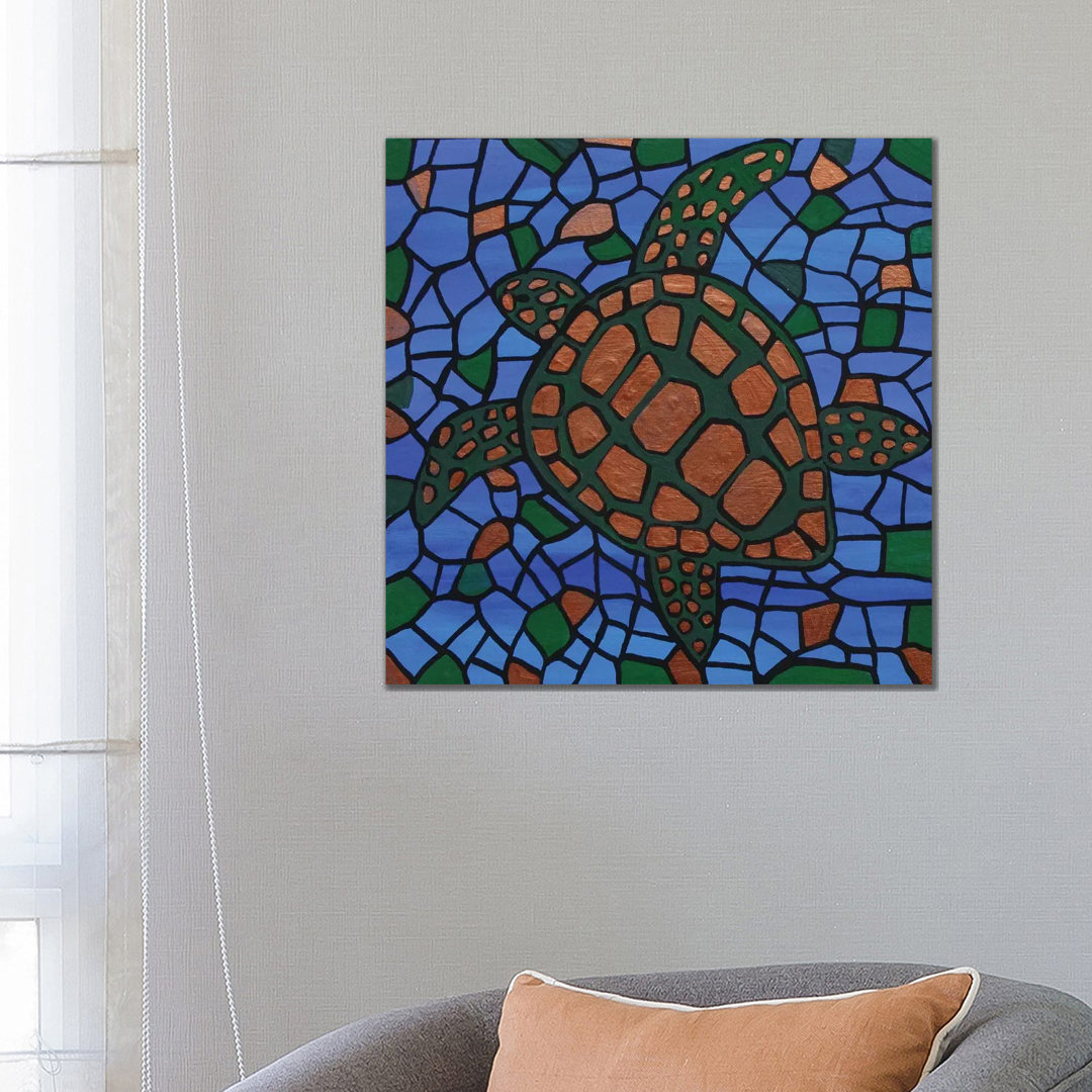 Schildkröte von Rachel Olynuk - Galerie-verpackte Leinwand Giclée auf Leinwand